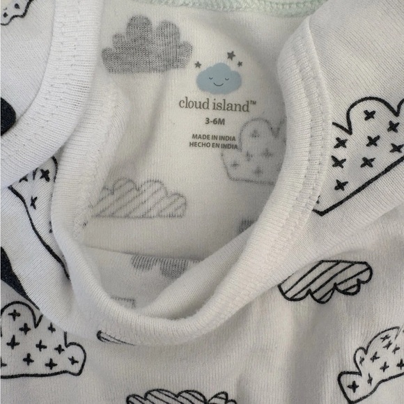 Lot of 6 Baby Boy/Girl -Black & White -3 Outfits + Extra Bodysuit -Size 3-6month - Picture 6 of 11